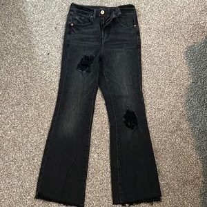 Express boot cut black jeans